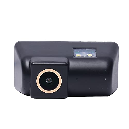 HD IP68 1280Pixels Kennzeichenbeleuchtung Fischaugenlinse Rückfahrkamera Farbkamera Einparkkamera Nachtsicht Rückfahrsystem Einparkhilfe Kompatibel mit F-o-r-d Transit MK6 /MK7/Tourneo Connect von jojono