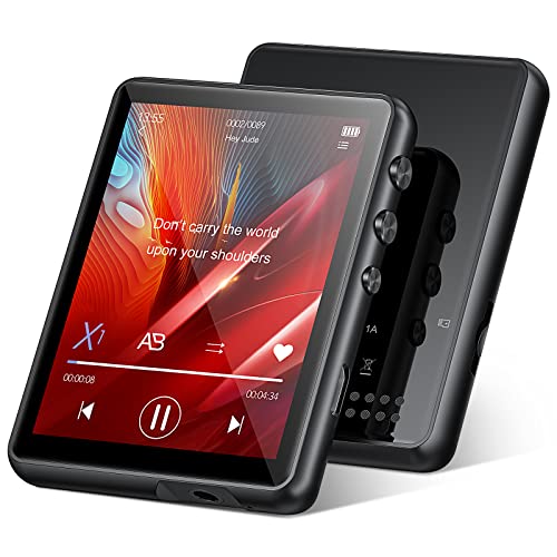 32 GB MP3-Player Bluetooth 5.0, tragbarer High-Fidelity-verlustfreier Klangqualität, Musik-Player, 2.4 Zoll (2.4 Zoll) Vollbild-Touchscreen, E-Book, unterstützt bis zu 128 GB von joliker
