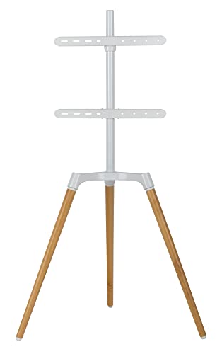 joycraft FLS-4265 TV-Stativ - Design Fernseher-Halterung mit Holz Füßen - Belastbar bis max. 35 kg - Für Bildschirme und Monitore bis 65 Zoll - VESA-kompatibel von 100x100 bis 400x400 - Weiß joycraft FLS-4265 TV-Stativ - Design Fernseher-Halterung mit Holz Füßen - Belastbar bis max. 35 kg - Für Bildschirme und Monitore bis 65 Zoll - VESA-kompatibel von 100x100 bis 400x400 - Weiß von joycraft