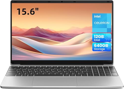 jumper Laptop 15,6 Zoll FHD Display, 12 GB RAM 640 GB ROM, Prozessor 5305U Notebook, Akku 38 Wh, Zwei Stereo-Lautsprecher, Typ-C, USB 3.0, Digitale Tastatur. von jumper