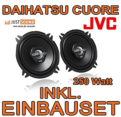 Lautsprecher Einbauset passend mit JVC CS-J520-13cm für Daihatsu Cuore von JUST SOUND best choice for caraudio