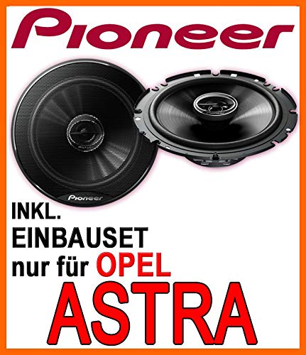 Opel Astra F, G, H - Lautsprecher -Pioneer TS-G1732i - 16cm Einbauset von just-SOUND
