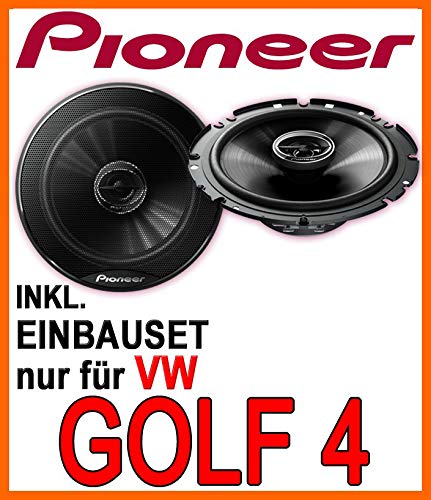 VW Golf 4 - Lautsprecher - Pioneer TS-G1732i - 16cm Einbauset von just-SOUND