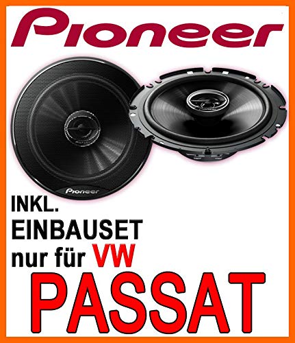 VW Passat 3B & 3BG - Lautsprecher - Pioneer TS-G1732i - 16cm Einbauset von just-SOUND