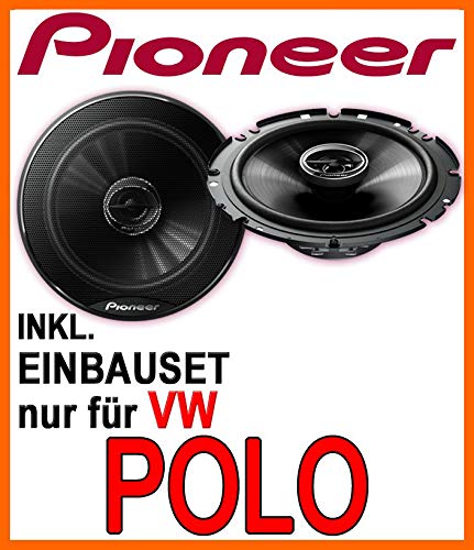 VW Polo 9N & 9N3 - Lautsprecher - Pioneer TS-G1732i - 16cm Einbauset von just-SOUND