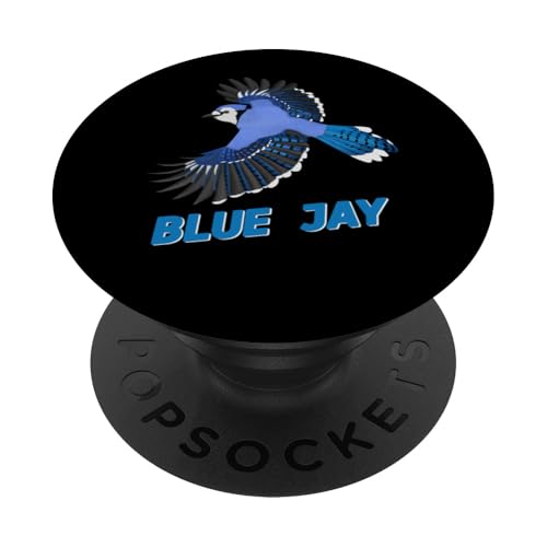Blue Jay Vogel Vogelbeobachter Singvogel Biologe Ornithologe PopSockets Klebender PopGrip von jz.birds