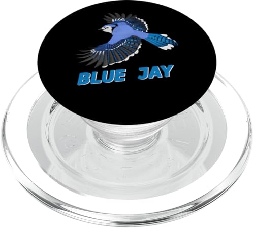 Blue Jay Vogel Vogelbeobachter Singvogel Biologe Ornithologe PopSockets PopGrip für MagSafe von jz.birds