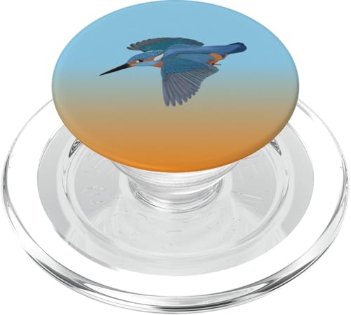 Eisvogel Vogel Vogelbeobachter Singvogel Biologe Ornithologe PopSockets PopGrip für MagSafe von jz.birds