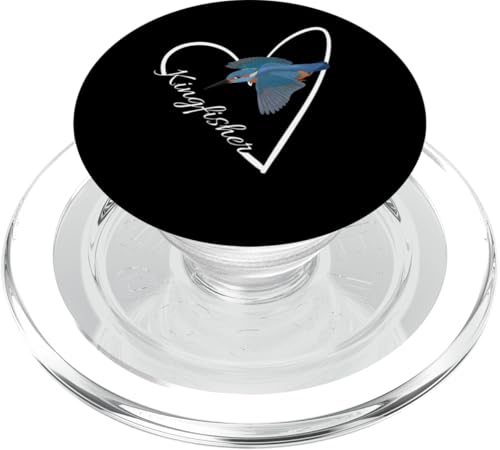 Eisvogel im Flug Vogel Vogelbeobachter Biologe Ornithologe PopSockets PopGrip für MagSafe von jz.birds