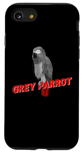 Graupapagei Vogel Vogelbeobachter Singvogel Biologe Hülle für iPhone SE (2020) / 7 / 8 von jz.birds