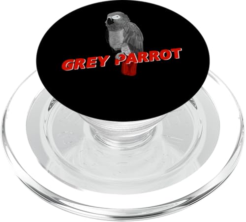Graupapagei Vogel Vogelbeobachter Singvogel Biologe PopSockets PopGrip für MagSafe Graupapagei Vogel Vogelbeobachter Singvogel Biologe PopSockets PopGrip für MagSafe von jz.birds