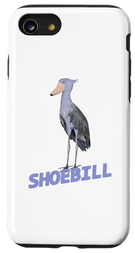 Schuhschnabel Vogel Vogelbeobachter Singvogel Biologe Hülle für iPhone SE (2020) / 7 / 8 von jz.birds