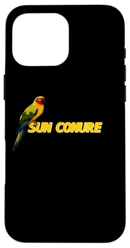 Sonnensittich Vogel Vogelbeobachter Singvogel Biologe Hülle für iPhone 16 Pro Max Sonnensittich Vogel Vogelbeobachter Singvogel Biologe Hülle für iPhone 16 Pro Max von jz.birds