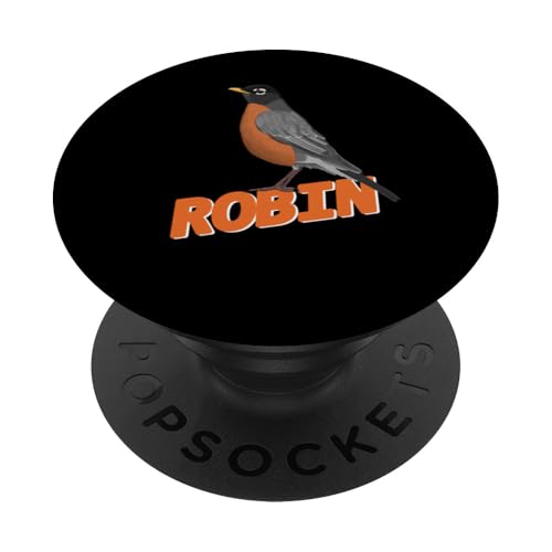 Wanderdrossel Robin Vogel Vogelbeobachter Biologe Singvogel PopSockets Klebender PopGrip von jz.birds