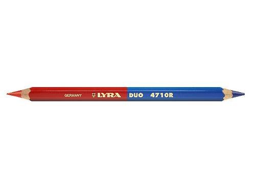 Farbkopierstift Duo Giant zweifarbige Mine rot-blau sechskant dick 2930101, Liefermenge = 12 von k.A.