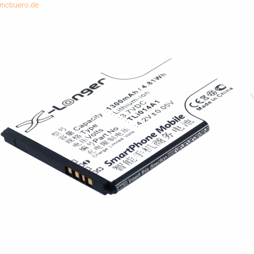 k.A. Akku für Alcatel TLI014A1 Li-Ion 3,7 Volt 1300 mAh schwarz k.A. Akku für Alcatel TLI014A1 Li-Ion 3,7 Volt 1300 mAh schwarz von k.A.