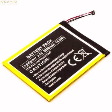 k.A. Akku für Alcatel TLP028AD Li-Pol 3,8 Volt 2800 mAh schwarz k.A. Akku für Alcatel TLP028AD Li-Pol 3,8 Volt 2800 mAh schwarz von k.A.