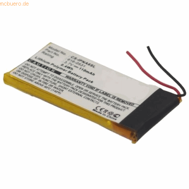 k.A. Akku für Apple iPod Nano 6th Li-Pol 3,7 Volt 110 mAh gelb k.A. Akku für Apple iPod Nano 6th Li-Pol 3,7 Volt 110 mAh gelb von k.A.