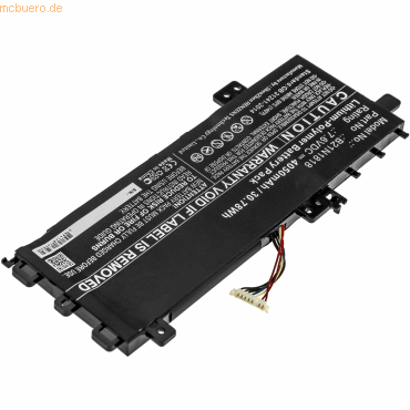 k.A. Akku für Asus B21BnEH Li-Pol 7,6 Volt 4050 mAh schwarz von k.A.