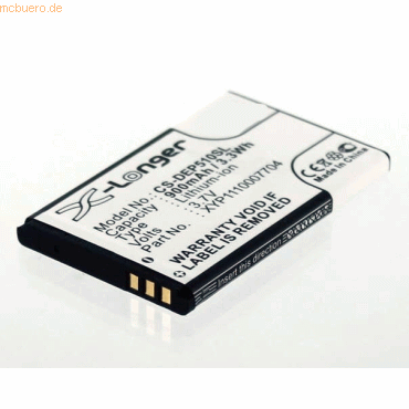 k.A. Akku für Bea-fon S400 Li-Ion 3,7 Volt 600 mAh schwarz von k.A.