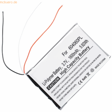 k.A. Akku für Becker Ready 70 LMU Li-Pol 3,7 Volt 1600 mAh weiß k.A. Akku für Becker Ready 70 LMU Li-Pol 3,7 Volt 1600 mAh weiß von k.A.