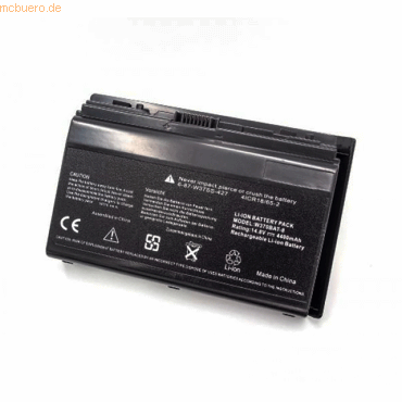 k.A. Akku für Gigabyte P27 Li-Ion 14,8 Volt 4400 mAh schwarz von k.A.