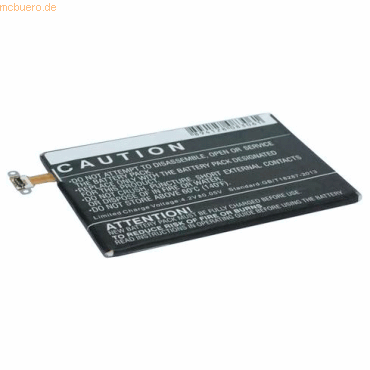 k.A. Akku für Htc BO58100 Li-Pol 3,8 Volt 1800 mAh schwarz von k.A.