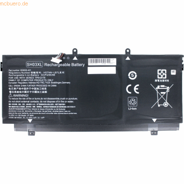 k.A. Akku für Hewlett-Packard CN03XL Li-Pol 11,55 Volt 4900 mAh schwar k.A. Akku für Hewlett-Packard CN03XL Li-Pol 11,55 Volt 4900 mAh schwar von k.A.