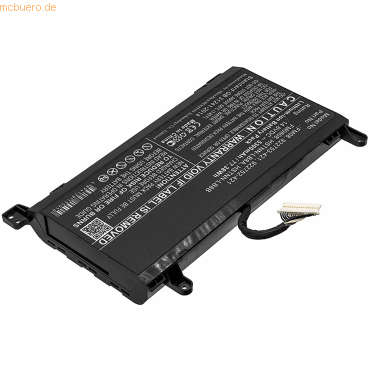 k.A. Akku für HP Omen 17-AN005NA Li-Ion 14,6 Volt 5300 mAh schwarz von k.A.