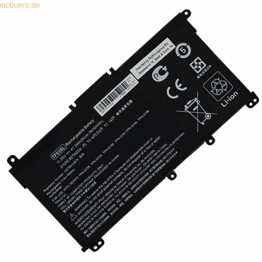 k.A. Akku für HP Pavilion 15-CC760TX Li-Ion 11,55 Volt 3400 mAh schwar von k.A.