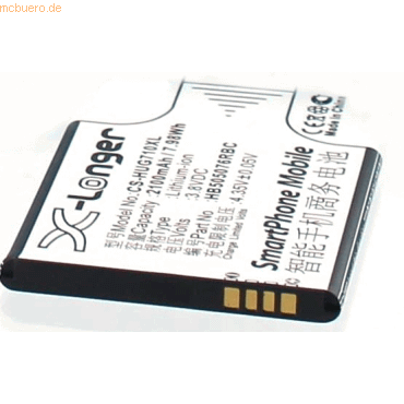 k.A. Akku für Huawei Ascend G700 Li-Ion 3,7 Volt 1800 mAh schwarz k.A. Akku für Huawei Ascend G700 Li-Ion 3,7 Volt 1800 mAh schwarz von k.A.