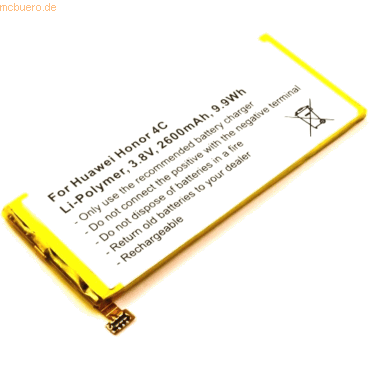 k.A. Akku für Huawei HB444199EBC+ Li-Pol 3,8 Volt 2500 mAh silberfarbe k.A. Akku für Huawei HB444199EBC+ Li-Pol 3,8 Volt 2500 mAh silberfarbe von k.A.