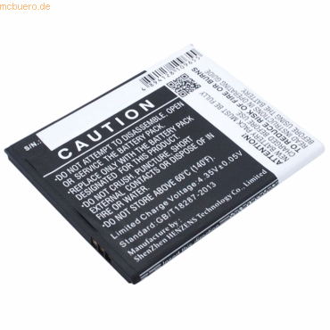 k.A. Akku für Kazam Tornado 2 5.0 Li-Pol 3,8 Volt 2000 mAh schwarz k.A. Akku für Kazam Tornado 2 5.0 Li-Pol 3,8 Volt 2000 mAh schwarz von k.A.