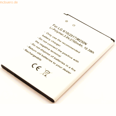 k.A. Akku für LG Electronics K430H Li-Pol 3,8 Volt 2200 mAh weiß k.A. Akku für LG Electronics K430H Li-Pol 3,8 Volt 2200 mAh weiß von k.A.
