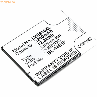 k.A. Akku für LG Electronics MP450 Li-Ion 3,85 Volt 3200 mAh schwarz k.A. Akku für LG Electronics MP450 Li-Ion 3,85 Volt 3200 mAh schwarz von k.A.