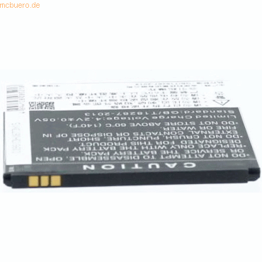 k.A. Akku für Lenovo A858T Li-Ion 3,7 Volt 2050 mAh schwarz von k.A.