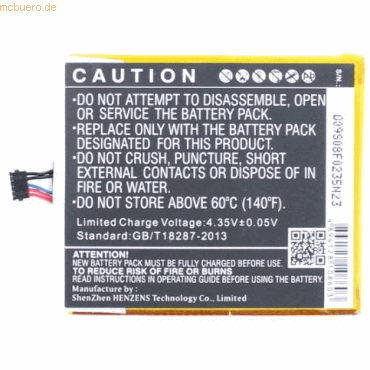 k.A. Akku für Medion CA366069HV Li-Pol 3,8 Volt 2150 mAh schwarz von k.A.