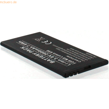 k.A. Akku für Microsoft RM-1152 Li-Ion 3,8 Volt 2000 mAh schwarz k.A. Akku für Microsoft RM-1152 Li-Ion 3,8 Volt 2000 mAh schwarz von k.A.