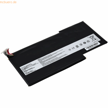 k.A. Akku für Msi BTY-M6J Li-Pol 11,4 Volt 5700 mAh schwarz von k.A.