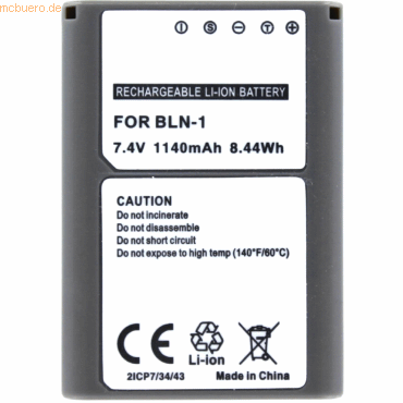 k.A. Akku für Olympus OM-D E-M5 Li-Ion 7,4 Volt 1020 mAh grau k.A. Akku für Olympus OM-D E-M5 Li-Ion 7,4 Volt 1020 mAh grau von k.A.