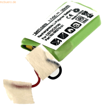 k.A. Akku für Plantronics CS70 Li-Pol 3,7 Volt 120 mAh grün k.A. Akku für Plantronics CS70 Li-Pol 3,7 Volt 120 mAh grün von k.A.
