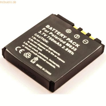 k.A. Akku für Polaroid M635 Li-Ion 3,7 Volt 750 mAh schwarz k.A. Akku für Polaroid M635 Li-Ion 3,7 Volt 750 mAh schwarz von k.A.
