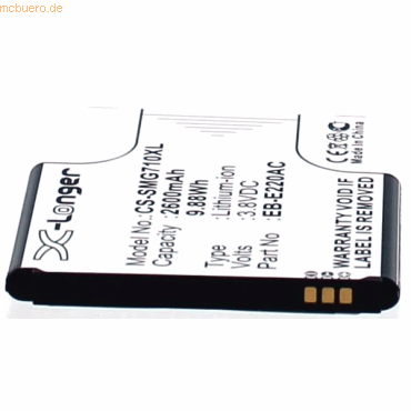 k.A. Akku für Samsung EB-B220AC Li-Ion 3,8 Volt 2600 mAh schwarz von k.A.