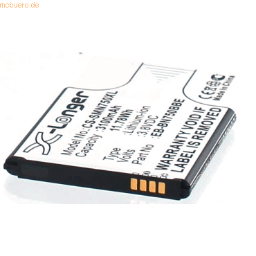 k.A. Akku für Samsung EB-BN750BBE Li-Ion 3,8 Volt 3100 mAh schwarz k.A. Akku für Samsung EB-BN750BBE Li-Ion 3,8 Volt 3100 mAh schwarz von k.A.