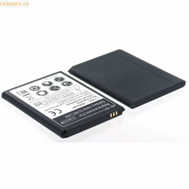 k.A. Akku für Samsung Galaxy Note 2 Li-Ion 3,7 Volt 2900 mAh schwarz von k.A.