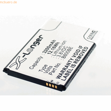 k.A. Akku für Samsung Galaxy Note 3 N9000 Li-Ion 3,8 Volt 3200 mAh sch von k.A.