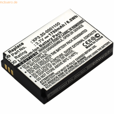 k.A. Akku für Sonim XP-0001100 Li-Ion 3,7 Volt 1750 mAh schwarz von k.A.