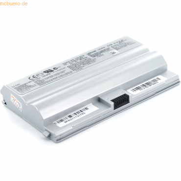 k.A. Akku für Sony VGN-FZ11 Li-Ion 11,1 Volt 4400 mAh silberfarben von k.A.