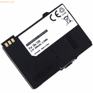 k.A. Akku für Telekom Sinus 701 MMS Li-Ion 3,6 Volt 850 mAh schwarz von k.A.