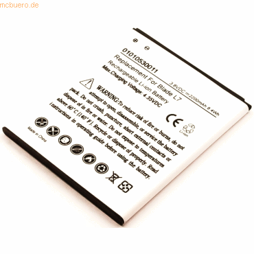 k.A. Akku für Zte Blade L7A Li-Ion 3,8 Volt 2200 mAh schwarz k.A. Akku für Zte Blade L7A Li-Ion 3,8 Volt 2200 mAh schwarz von k.A.